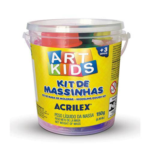 Tamanhos, Medidas e Dimensões do produto Kit de Massinhas Art Kids Acrilex - Ref. 40001