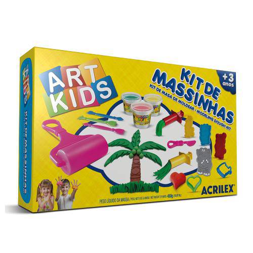 Tamanhos, Medidas e Dimensões do produto Kit de Massinhas Art Kids Acrilex - Ref. 40005