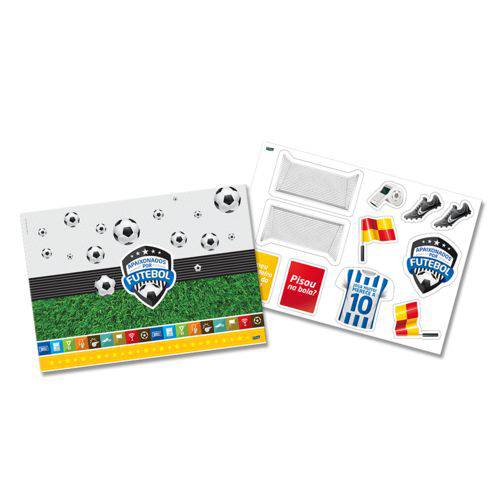 Tamanhos, Medidas e Dimensões do produto Kit Decorativo Apaixonados por Futebol - Festcolor
