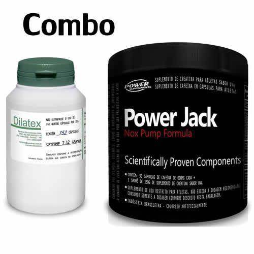 Tamanhos, Medidas e Dimensões do produto Kit Dilatex + Power Jack Nox Pump Formula - Power Supplements