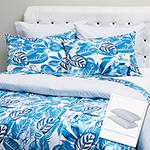 Tamanhos, Medidas e Dimensões do produto Kit Enxoval Cama Casal Paradise + Travesseiro de Fibra 2 Peças - Casa & Conforto