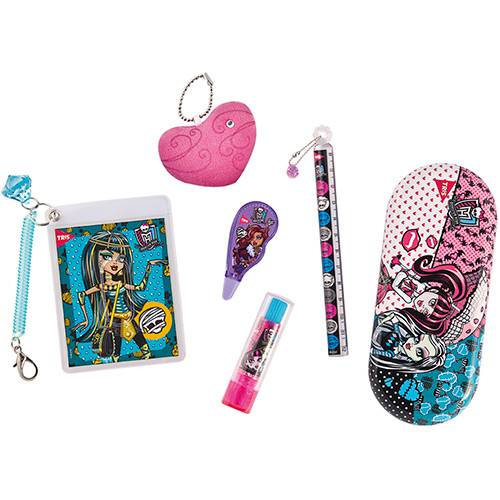 Tamanhos, Medidas e Dimensões do produto Kit Escolar Tris Monster High 6 Peças