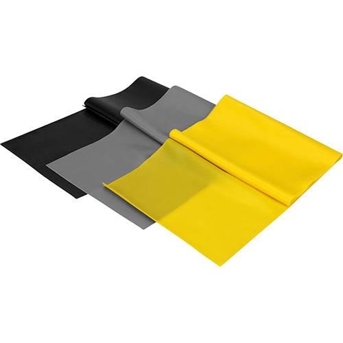 Tamanhos, Medidas e Dimensões do produto Kit Faixa Elástica 3 Unidades - Ziva