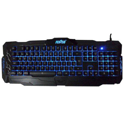 Tamanhos, Medidas e Dimensões do produto Kit Gamer Azul Teclado Gamer Fatc78 Mouse Gamer Famo17 Mouse Pad Ac288