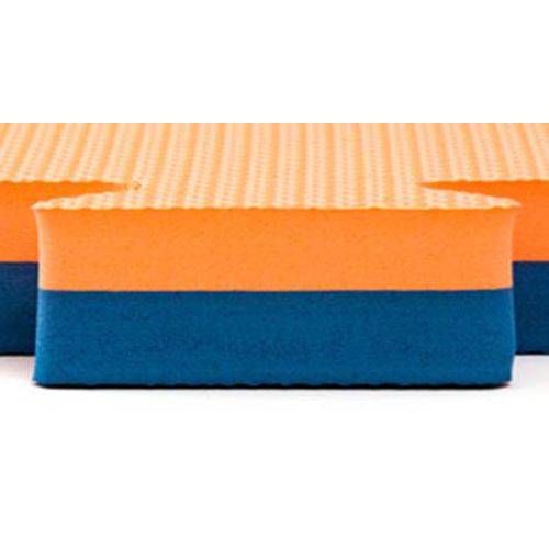 Tamanhos, Medidas e Dimensões do produto Kit Home Tatame Profissional 9 Placas 30mm + Yamamura + Azul+laranja