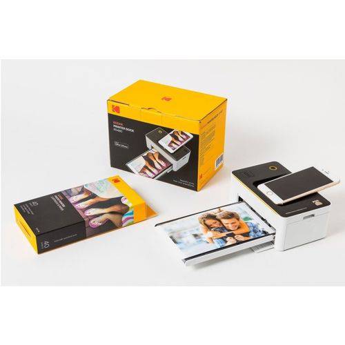 Tamanhos, Medidas e Dimensões do produto Kit Impressora Fotográfica Kodak PD450 + Pacote de Impressão Phc-40 para Android