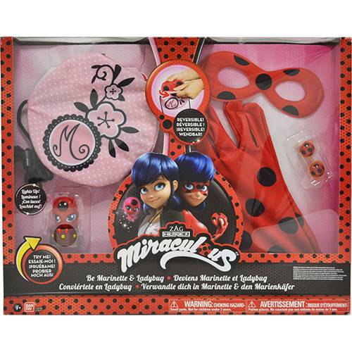 Tamanhos, Medidas e Dimensões do produto Kit Ladybug e Marinette - Sunny Brinquedos