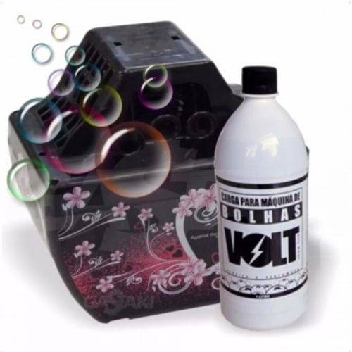 Tamanhos, Medidas e Dimensões do produto Kit Máquina BOLHAS Bolinhas de SABÃO Bivolt 12V + 1 Litro de Solução Especial