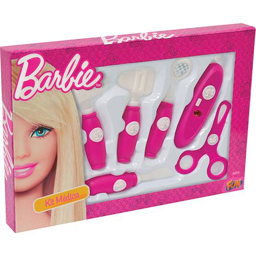 Tamanhos, Medidas e Dimensões do produto Kit Médica Básico Barbie Sortimento 2 - Fun