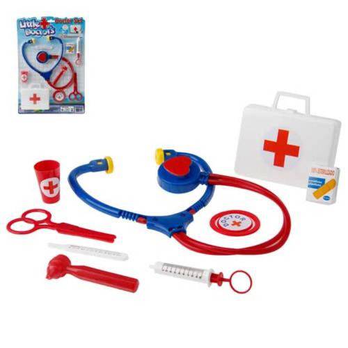 Tamanhos, Medidas e Dimensões do produto Kit Médico Brinquedo Infantil 7 Peças