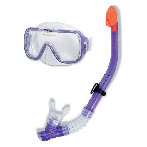 Tamanhos, Medidas e Dimensões do produto Kit Mergulho com Máscara e Snorkel Ondas Intex Profissional - Intex
