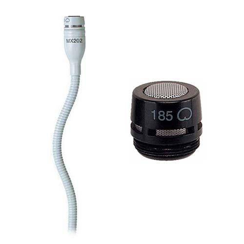 Tamanhos, Medidas e Dimensões do produto Kit Microfone Mx202 W/n Branco Shure + Capsula R185w Preta Shure