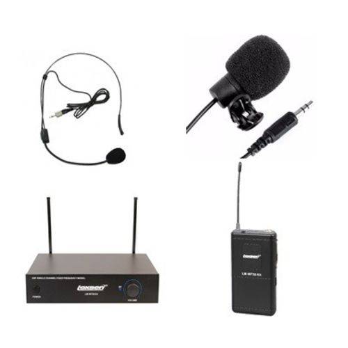 Tamanhos, Medidas e Dimensões do produto Kit Microfone Sem Fio Lexsen LM-WF58 Kit (Headset e Lapela) Revenda Autorizada Garantia 1 Ano