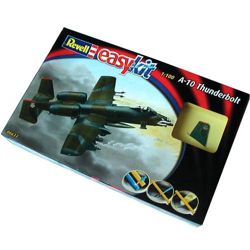 Tamanhos, Medidas e Dimensões do produto Kit P/ Montar Avião A-10 Thunderbolt - 33 Peças - Revell