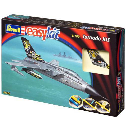 Tamanhos, Medidas e Dimensões do produto Kit P/ Montar Avião Tornado IDS - 22 Peças - Revell