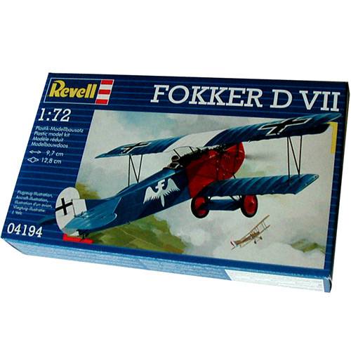 Tamanhos, Medidas e Dimensões do produto Kit P/ Montar Modelo de Aeronave Fokker D VII - 29 Peças - Revell