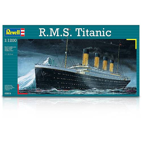 Tamanhos, Medidas e Dimensões do produto Kit para MontarR.M.S Titanic 1/28 - Revell