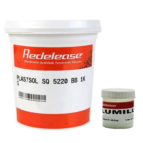 Tamanhos, Medidas e Dimensões do produto Kit: Plastisol SQ 5220 + Pigmento Lumilux para Fabricação de Isca Glow