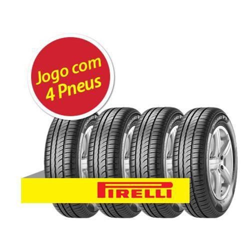 Tamanhos, Medidas e Dimensões do produto Kit Pneu Aro 14 Pirelli 185/65r14 Cinturato P1 86t 4 Unidades