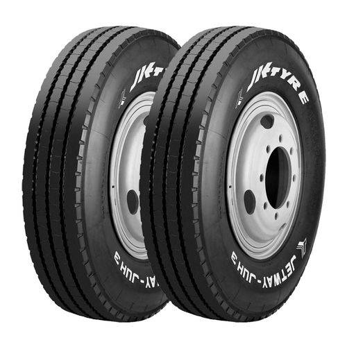 Tamanhos, Medidas e Dimensões do produto Kit Pneu Jk Aro 22,5 295/80r22,5 Jetway 16 Lonas 152/148m 2 Un