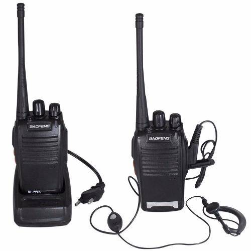 Tamanhos, Medidas e Dimensões do produto Kit 2 Rádios Ht Baofeng Uhf Vhf 16 Canais Completos Bf-777s