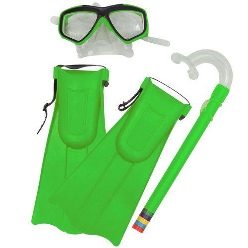 Tamanhos, Medidas e Dimensões do produto Kit Snorkel com Máscara e Nadadeiras 39900