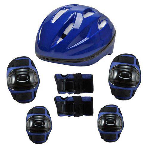 Tamanhos, Medidas e Dimensões do produto Kit Super Proteção G Azul - Bel Sports