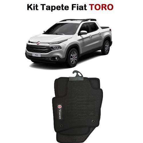 Tamanhos, Medidas e Dimensões do produto Kit Tapete Automotivo Wave Plus Fiat Toro 04 Pcs