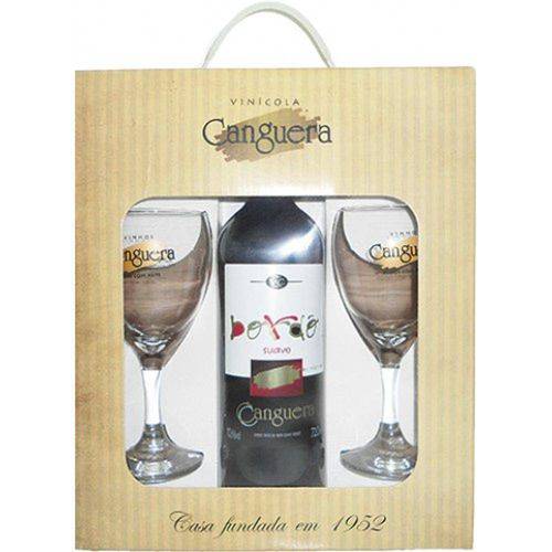 Tamanhos, Medidas e Dimensões do produto Kit Vinho Bordô com 2 Taças e Embalagem Presente - Canguera