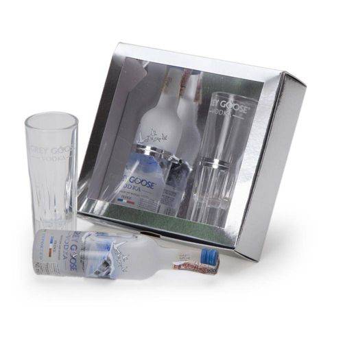 Tamanhos, Medidas e Dimensões do produto Kit Vodka Grey Goose 50ml