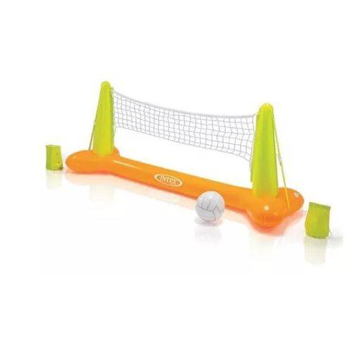 Tamanhos, Medidas e Dimensões do produto Kit Voleibol Inflável Praia Piscina Bola Rede - 56508 Intex