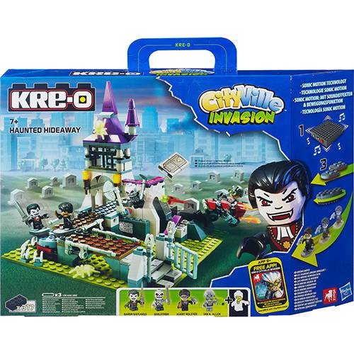 Tamanhos, Medidas e Dimensões do produto Kre-o City Ville Haunted Hideaway A3247 - Hasbro