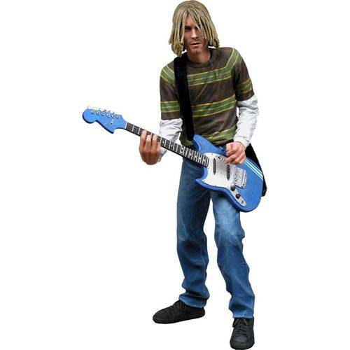 Tamanhos, Medidas e Dimensões do produto Kurt Cobain - Smells Like Team Spirit - Nirvana - 18" NECA C/ Som