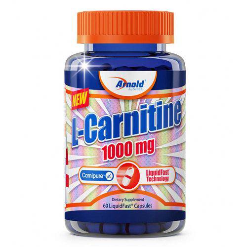 Tamanhos, Medidas e Dimensões do produto L-carnitine 1000mg (60caps) Arnold Nutrition
