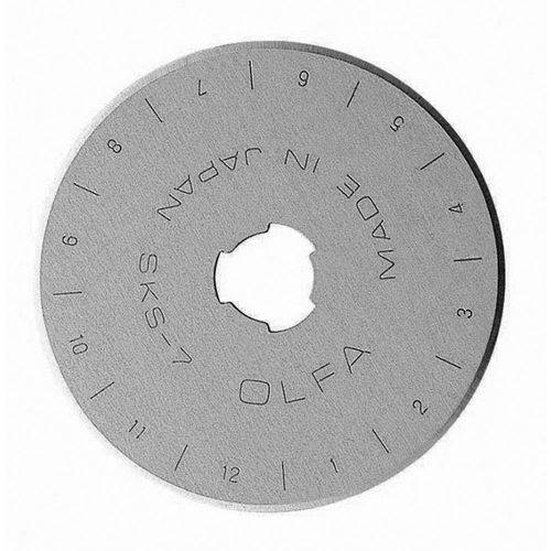 Tamanhos, Medidas e Dimensões do produto Lâmina Circular Olfa Rb45-1 45mm Blades com 1 Lâmina – 49225