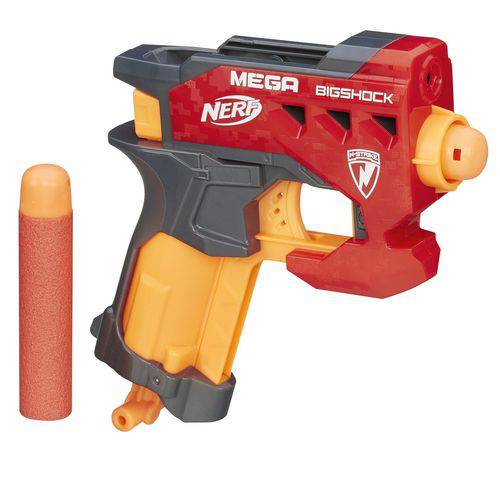 Tamanhos, Medidas e Dimensões do produto Lança Dardo Nerf Mega Big Shot Vermelho - Hasbro