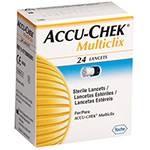 Tamanhos, Medidas e Dimensões do produto Lancetas Accu-Chek Multiclix C/ 24 Unidades - Roche