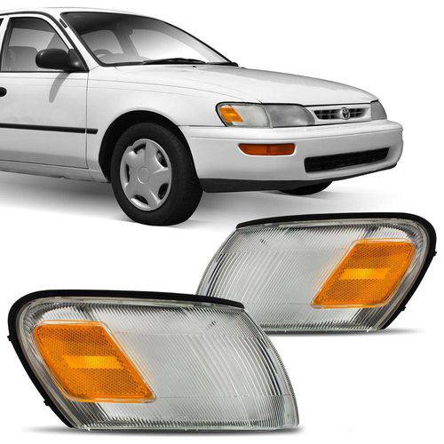Tamanhos, Medidas e Dimensões do produto Lanterna Dianteira Pisca Corolla Sedan Sw 93 a 97 Bicolor