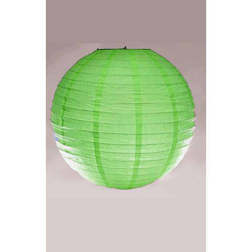 Tamanhos, Medidas e Dimensões do produto Lanterna Japonesa Cor Verde Grande 40cm