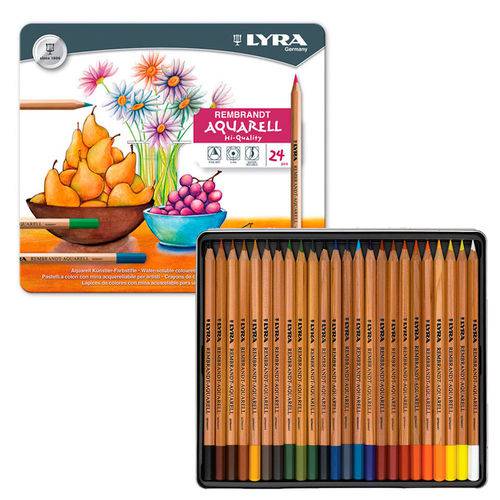 Tamanhos, Medidas e Dimensões do produto Lápis Aquarelável Rembradt Lyra com 24 Cores - 2011240