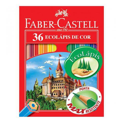 Tamanhos, Medidas e Dimensões do produto Lápis de Cor com 36 Cores Sextavado Faber-Castell
