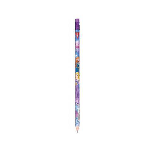 Tamanhos, Medidas e Dimensões do produto Lápis Preto com Borracha Tris - Disney Princess - Modelo 02