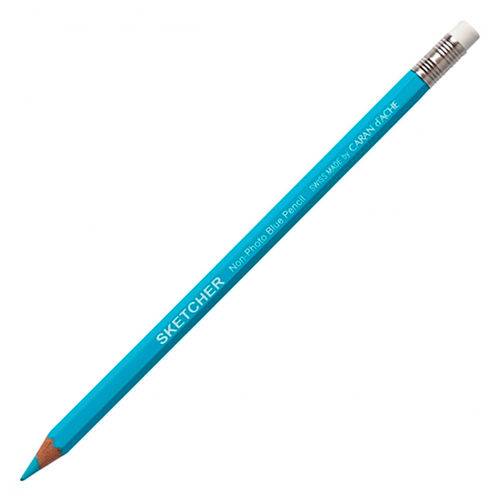 Tamanhos, Medidas e Dimensões do produto Lápis Sketcher Azul Caran Dache com 2 Unidades - 903.302