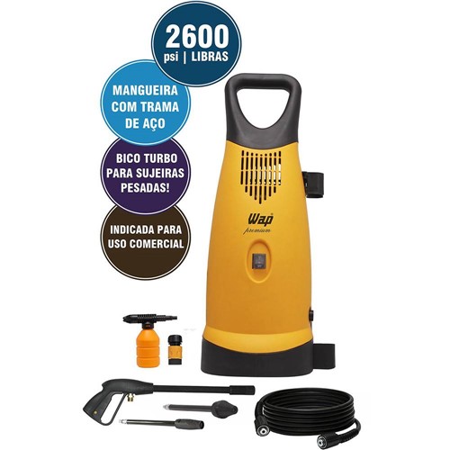 Tamanhos, Medidas e Dimensões do produto Lavadora de Pressão Wap Premium - 1600 Libras 220V