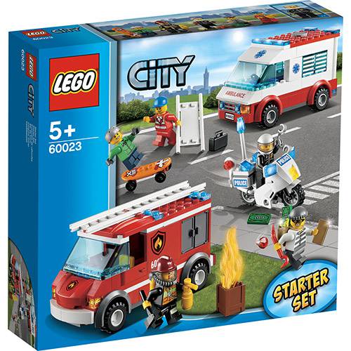Tamanhos, Medidas e Dimensões do produto LEGO City - Conjunto de Iniciação - 60023