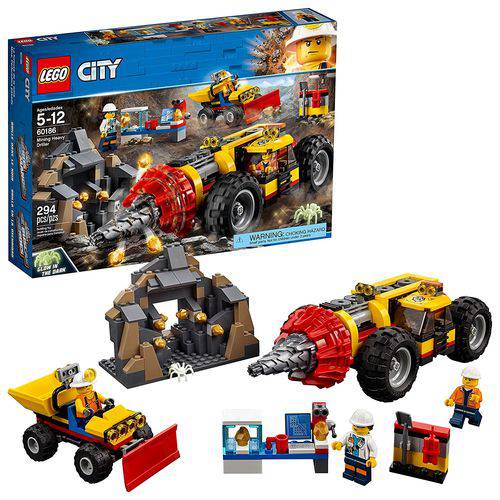 Tamanhos, Medidas e Dimensões do produto LEGO City Perfuradora Pesada de Mineração
