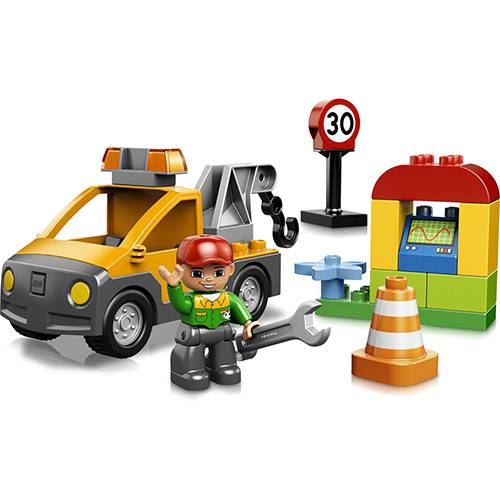 Tamanhos, Medidas e Dimensões do produto LEGO Duplo - Caminhão de Reboque 6146