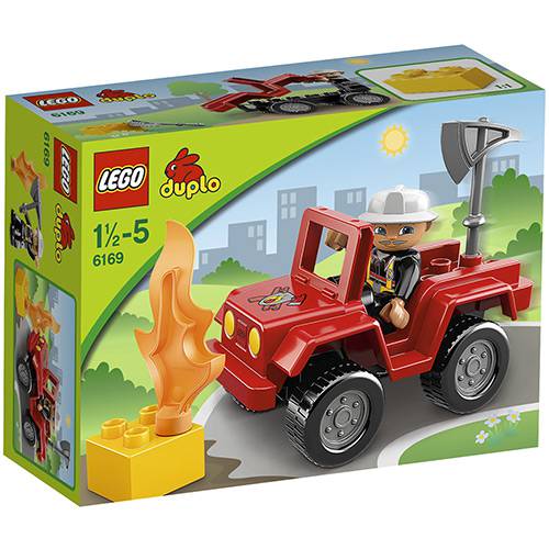 Tamanhos, Medidas e Dimensões do produto LEGO Duplo - Chefe dos Bombeiros 6169