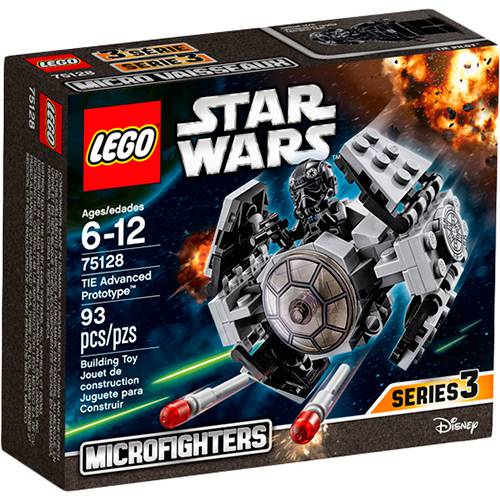 Tamanhos, Medidas e Dimensões do produto LEGO Star Wars - Tie Advanced Prototype
