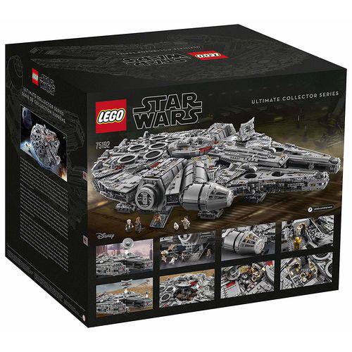 Tamanhos, Medidas e Dimensões do produto Lego Star Wars Ultimate Millenium Falcon 75192
